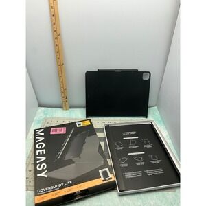 MAGEASY CoverBuddy Lite Case for iPad Pro 12.9 2022-2020 iPad Air 13 2024 Black